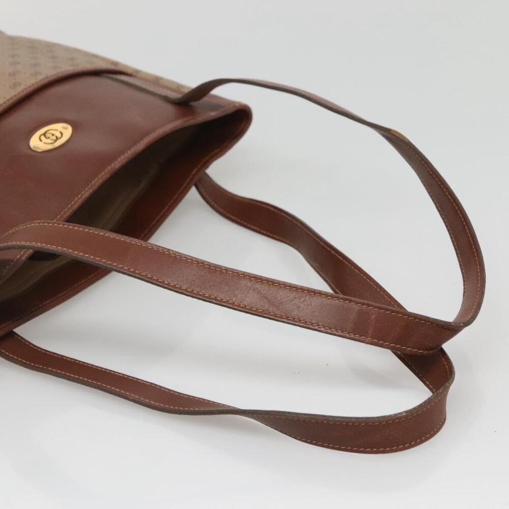 GUCCI Micro GG Supreme Tote Bag Pvc Beige Gold 002 37 002 37 - Picture 7 of 13